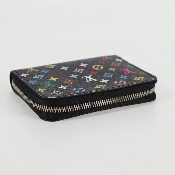 LOUIS VUITTON Multicolor LV × TM Zippy Coin Purse Black - Picture 4 of 14